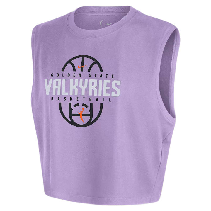 Nike Nike Golden State Valkyries Nike Women's Wnba Authentic Sleeveless Cropped T-Shirt