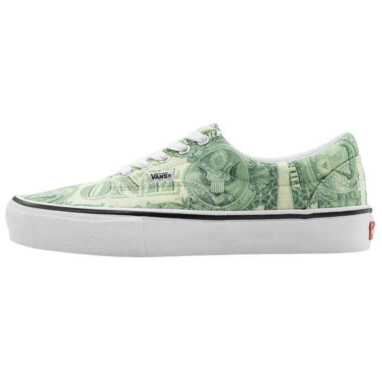 Supreme Supreme x Vans Era Low top Skateboard Shoes Unisex Green