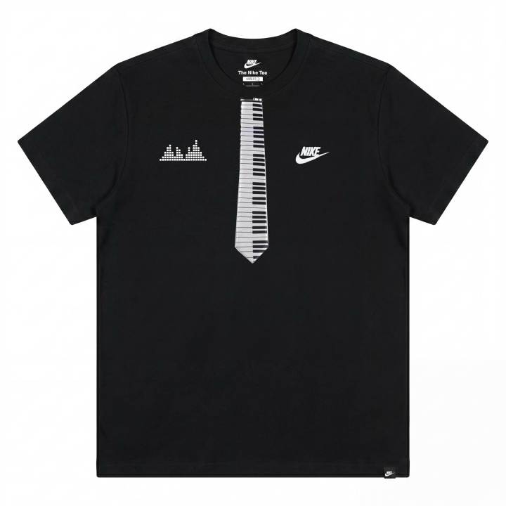 Nike Nike Sportswear T Shirts Unisex Black Crew Neck Moderate Straight Fit