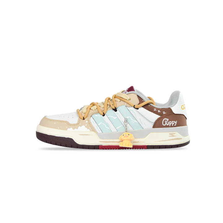Adidas Adidas ENTRAP Milk Coffee Goldfish Cow Split Leather Low top Skateboard Shoes Unisex