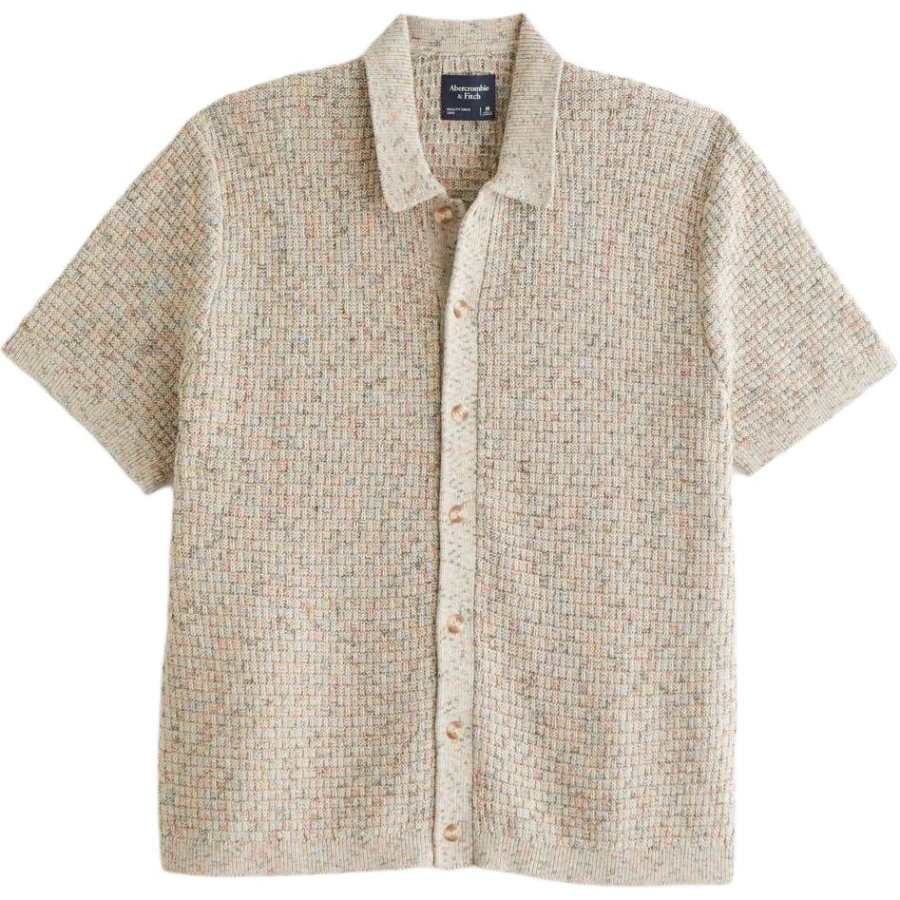 Abercrombie&Fitch Shirts Men's Beige Lapel Moderate