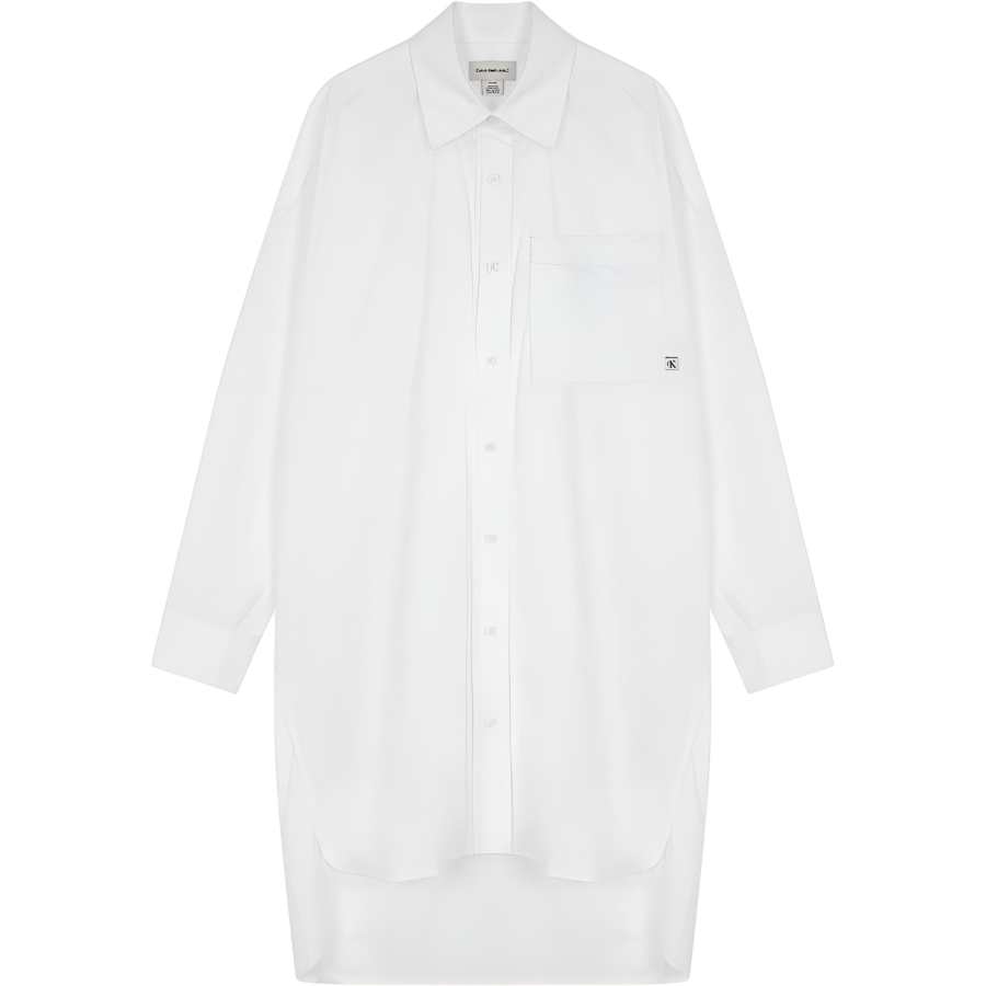 CALVIN KLEIN Long Sleeved Dress Women's White