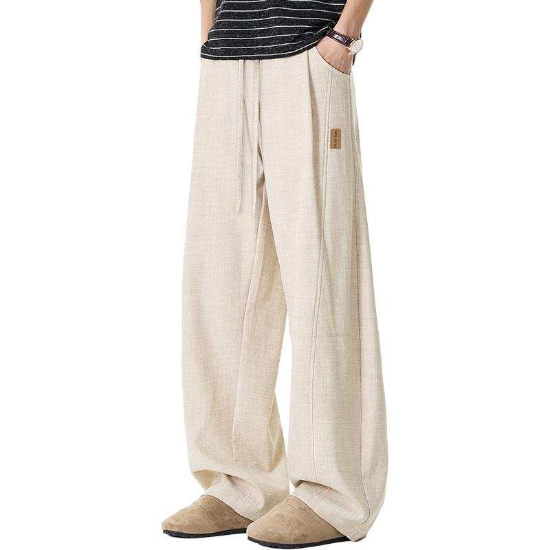 BALENO Casual Pants Unisex Thin Wide Leg Pants
