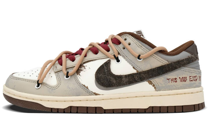 Nike Nike Dunk Skateboard Shoes Women's Beige Brown