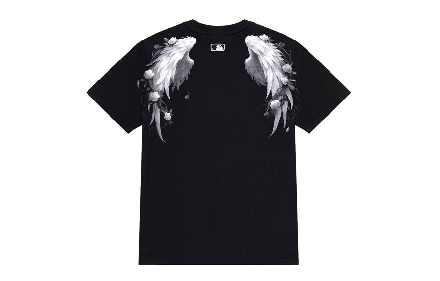 MLB MLB T Shirts Unisex Black Crew Neck Moderate Straight Fit