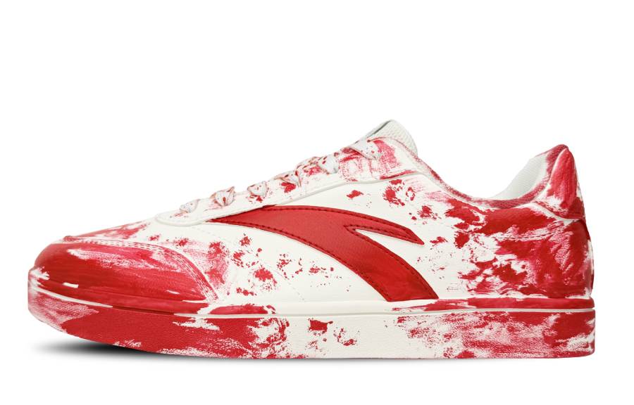 Anta Low top Skateboard Shoes Men's Red White