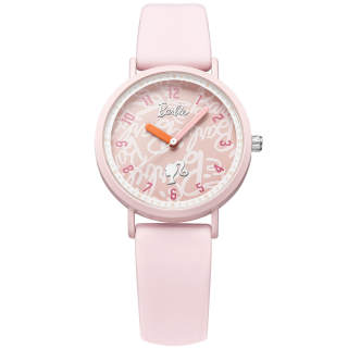 Barbie Quartz Movement Silicone Strap Watch Women's Watch Pink Watch Dial