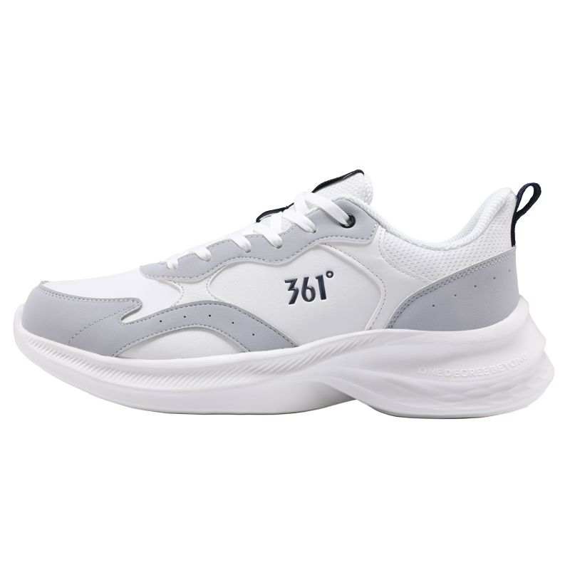 361° Low top Sprint Running Shoes Men's White Gray