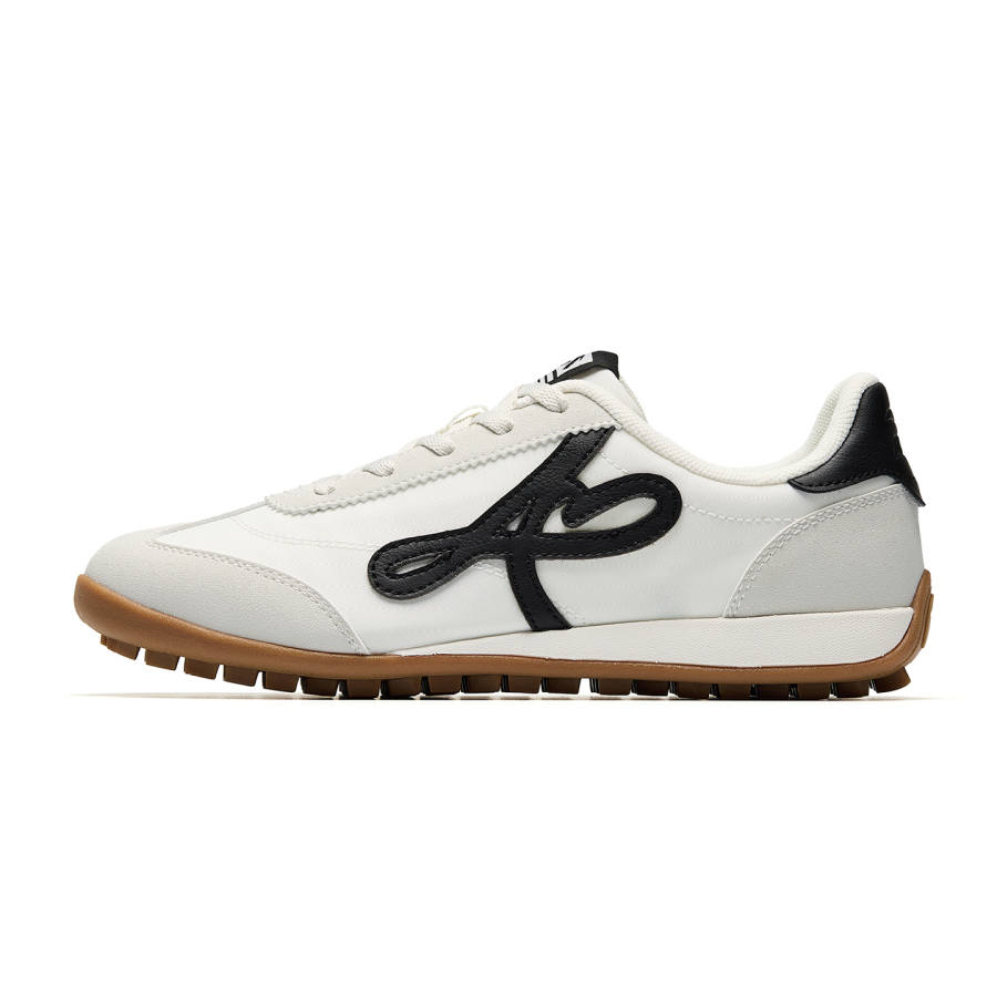 Anta Joyful CLASSIC Abrasion Resistant, Breathable, Lightweight Low top Casual Shoes Women's White Black Gray
