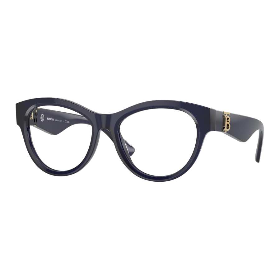 Burberry Acetate Cat Eye Prescription Glasses Women's Blue