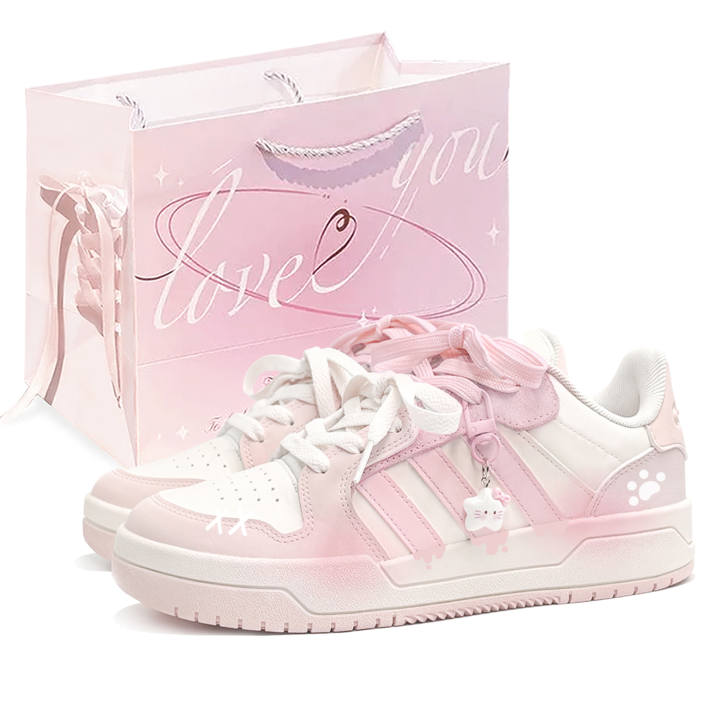 Adidas Adidas ENTRAP Shopping Bag, Sundae Cat Paw, First Culture Coverage Slip Resistant Abrasion Resistant Low top