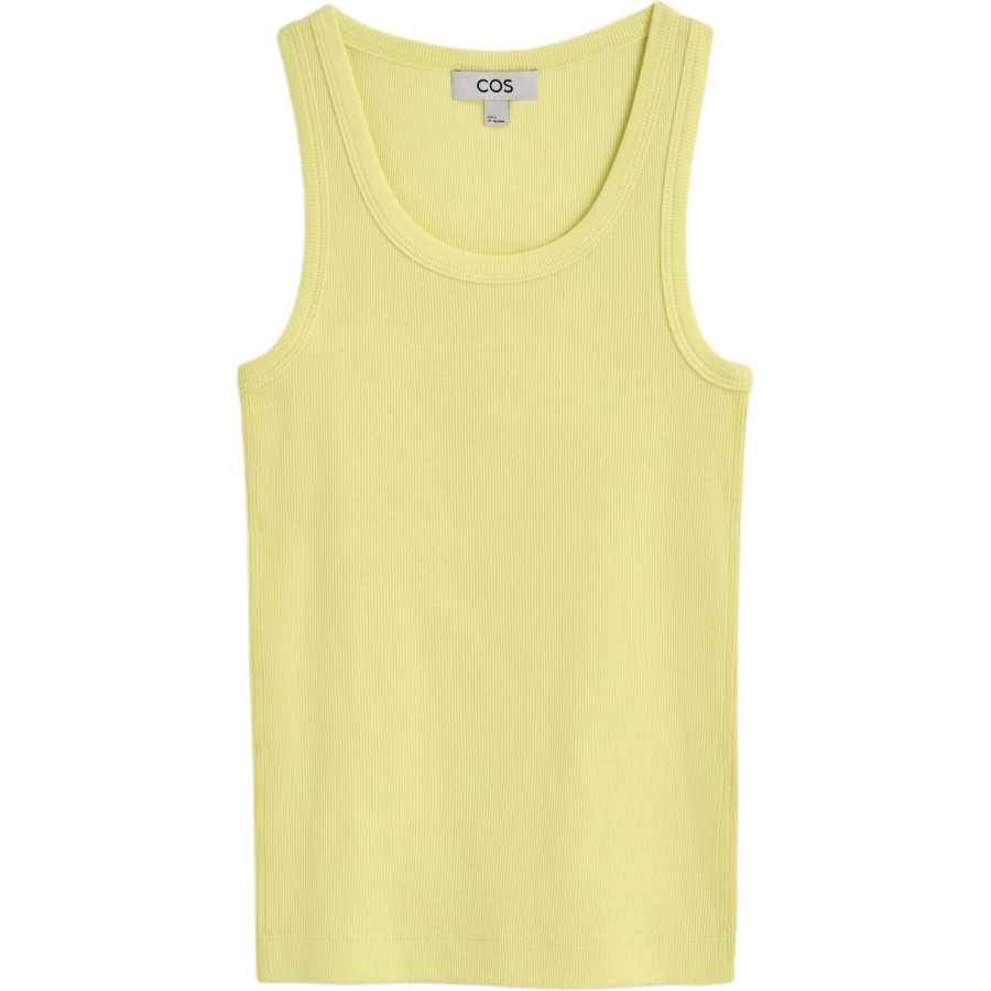 COS Tank Tops Women's Yellow Crew Neck Other