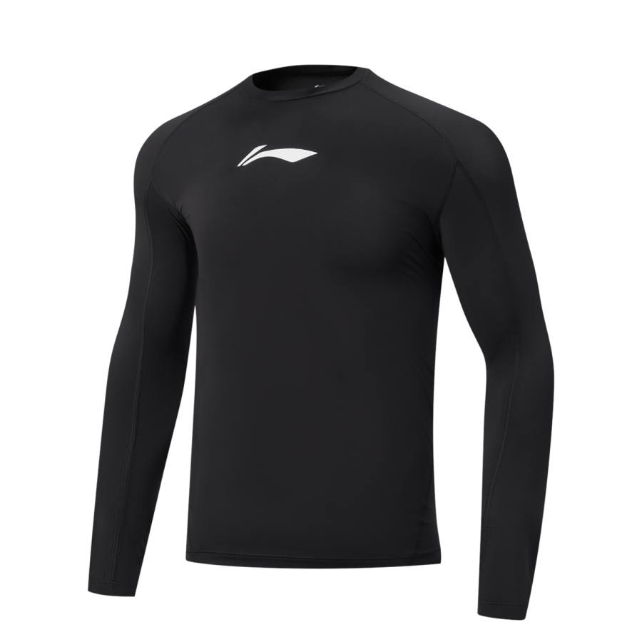 Li-Ning Li Ning Fitness Clothing Men's Black Crew Neck Moderate