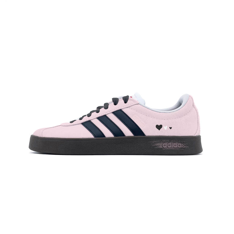 Adidas Adidas Vl Court Classic Pink Ink Romance Slip Resistant Abrasion Resistant Low top German Army Trainers Unisex