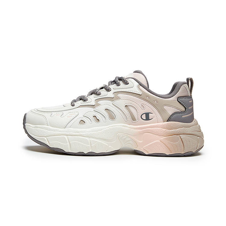 Champion Low top Chunky Sneakers Women's Milk White/Velvet Light Brown