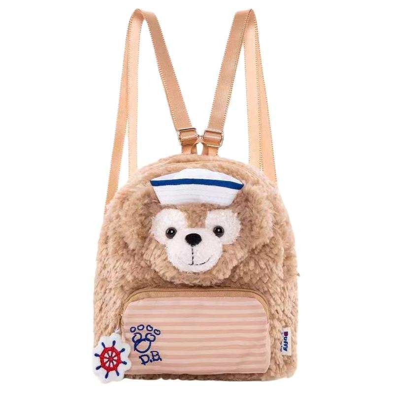 Disney Disney Duffy And Friends Collection Polyester Backpack Unisex Brown