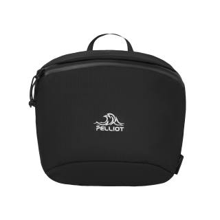 PELLIOT Polyamide Crossbody Bags Unisex Obsidian Black/Golden Palm
