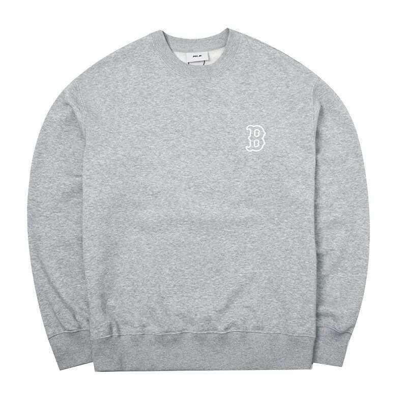 MLB MLB Sweatshirts Unisex Light Gray Crew Neck Moderate
