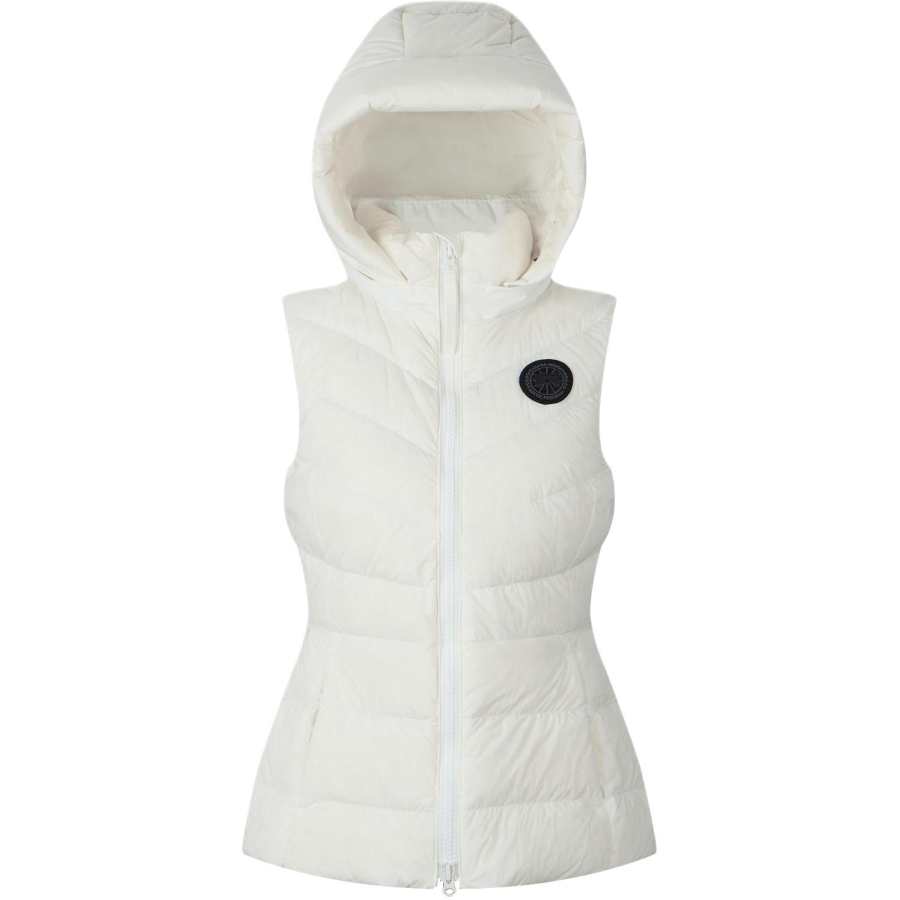 Canada Goose Down Vests Women's Ecru Hooded Detachable Moderate Other