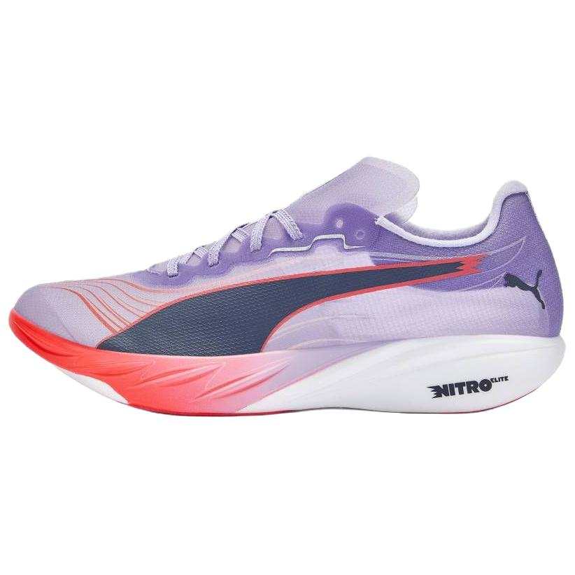 PUMA FAST FWD Nitro Elite 2 Slip Resistant Breathable Rebound Running Shoes Women's Light Purple Red