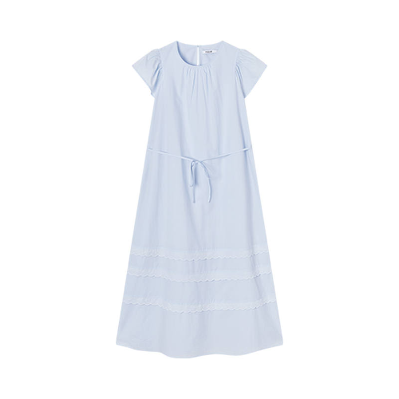 XIANGYING Summer Short Sleeved Dress Women's
