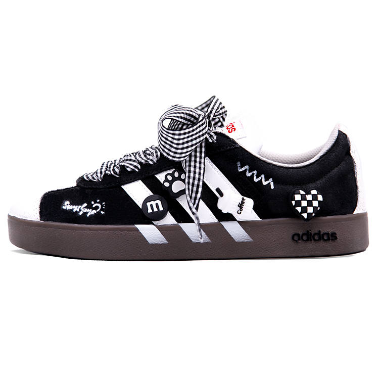 Adidas Adidas Big Mountain Manufacturing, Small Black Ball Abrasion Resistant Lightweight Low top Casual Skate Shoes Unisex