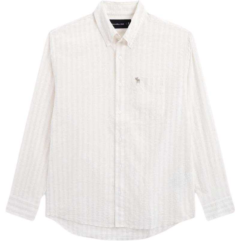 Abercrombie&Fitch Shirts Men's Milk White Moderate