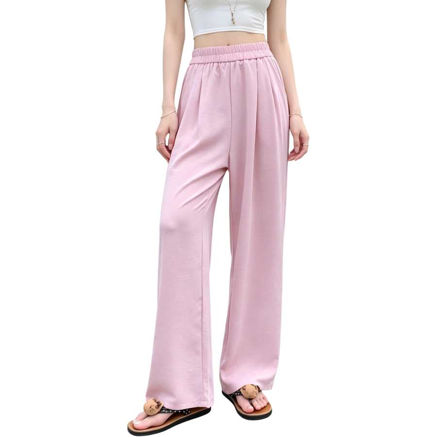 VENICEW Casual Pants Women's Thin Wide Leg Pants
