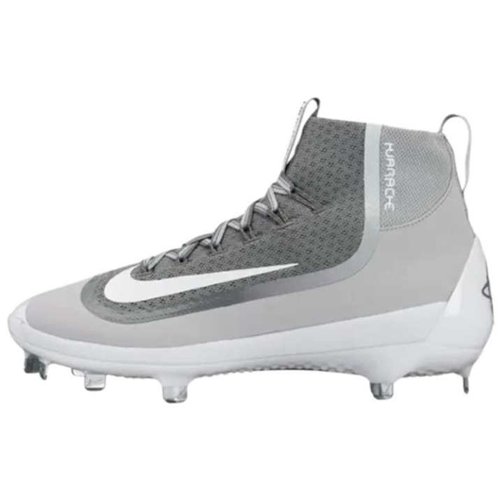 Nike Nike Air Huarache Mid Top Upper Height Baseball Shoes Men's Gray
