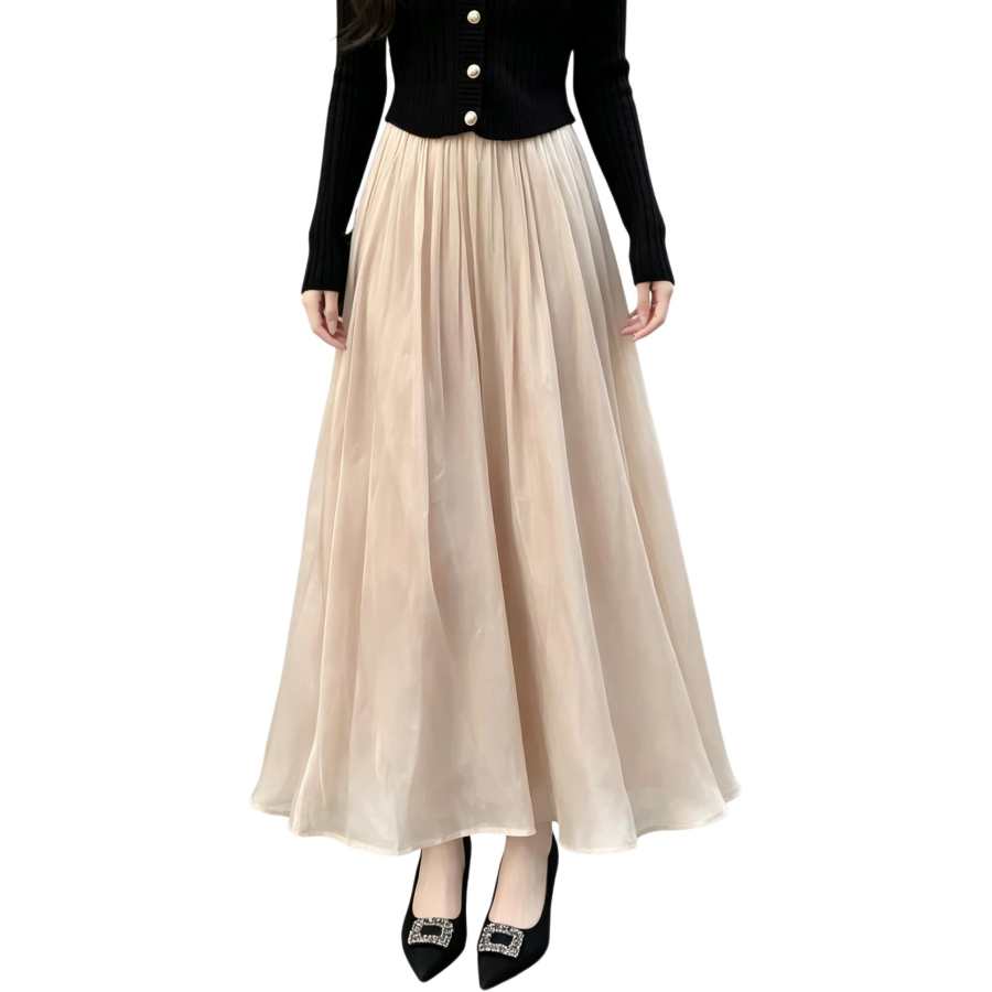 VENICEW Casual Long Skirt Women's