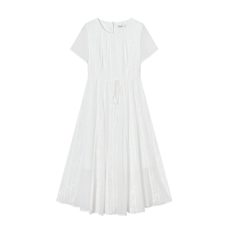 XIANGYING Summer Short Sleeved Dress Women's