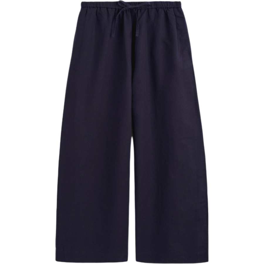 COS Casual Pants Women's Navy Blue Moderate Wide Leg Pants