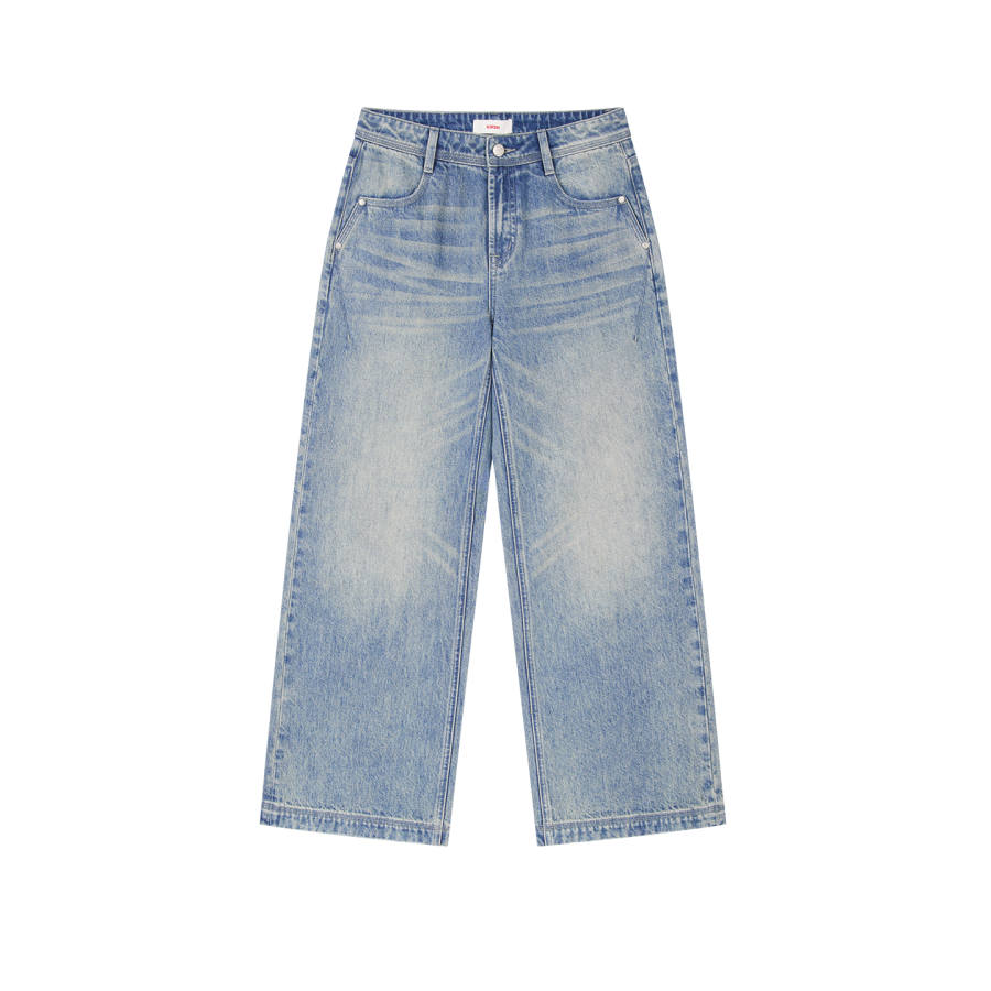 Kirsh Casual Pants Women's Denim Blue Moderate Straight Fit Pants