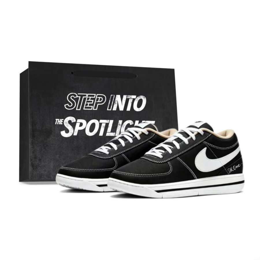 Nike Nike Book 1 Union Cushioning Slip Resistant Abrasion Resistant Breathable Low top Basketball Shoes Unisex Black White