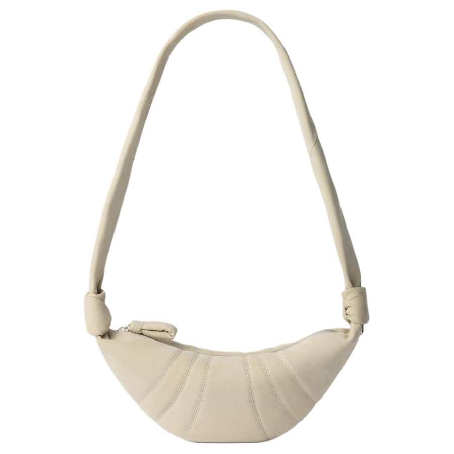 Lemaire Croissant Sheepskin Shoulder Bag, Crossbody Bag Small Men's Soft Sage Green