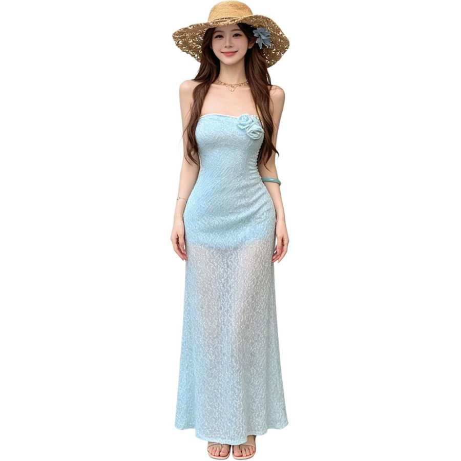 VENICEW Sleeveless Dress Women's