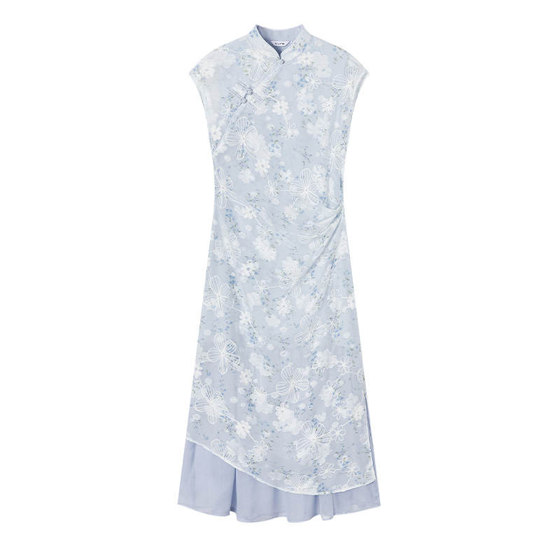 XIANGYING Summer Short Sleeved Dress Women's