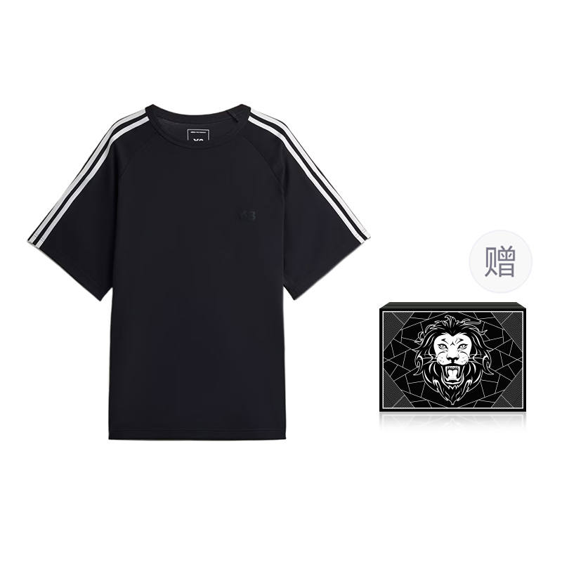 Y-3 3-Striped Short-Sleeved T-Shirt