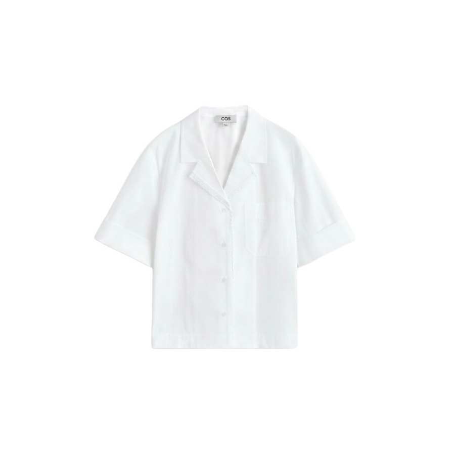 COS Shirts Women's White Lapel