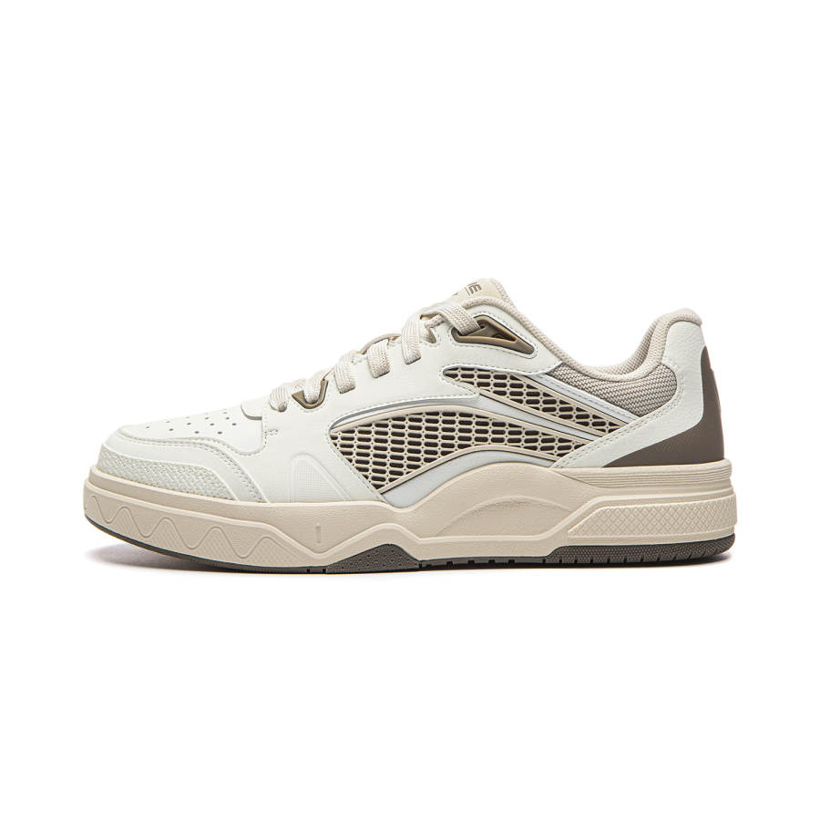 Li-Ning Li Ning Wave LITE Low top Skateboard Shoes Unisex Champagne White Oak Brown