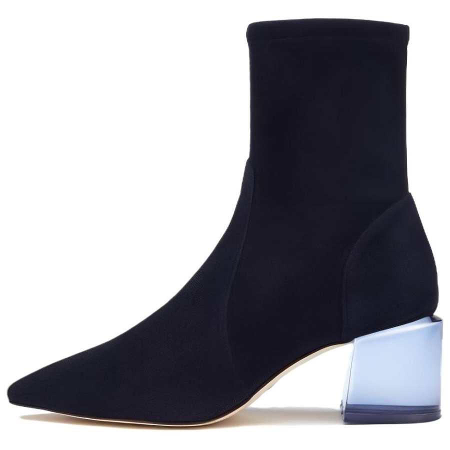 Stuart Weitzman Stuart Weitzman/SW Sheepskin Ankle Boots Women's Midnight Blue