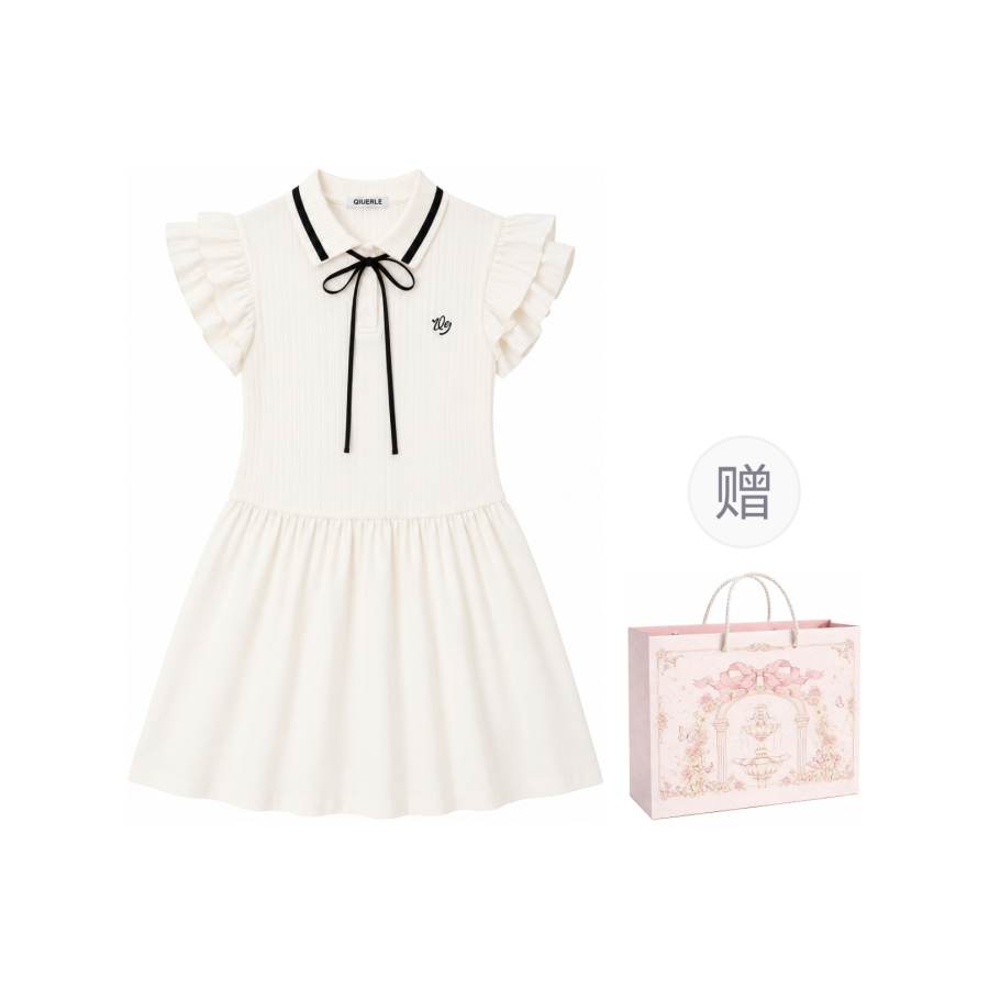 Qiuerle Short Sleeved Dress Women's