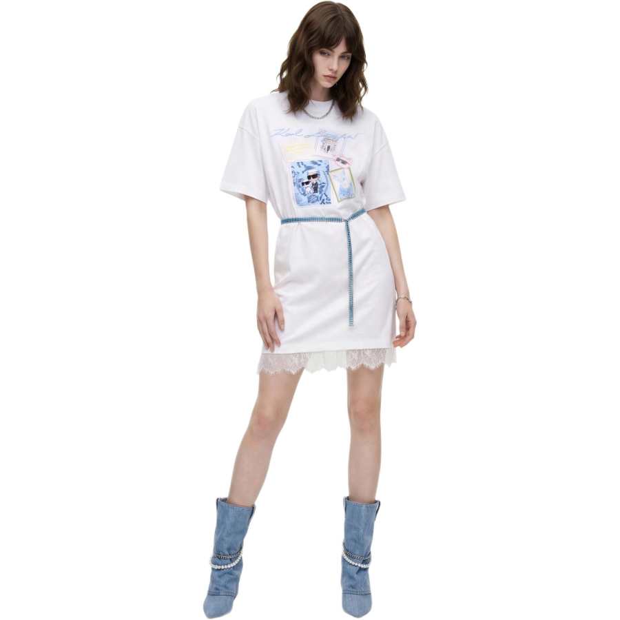 KARL LAGERFELD / Karl Lagerfeld Jeans Short Sleeved Dress Women's