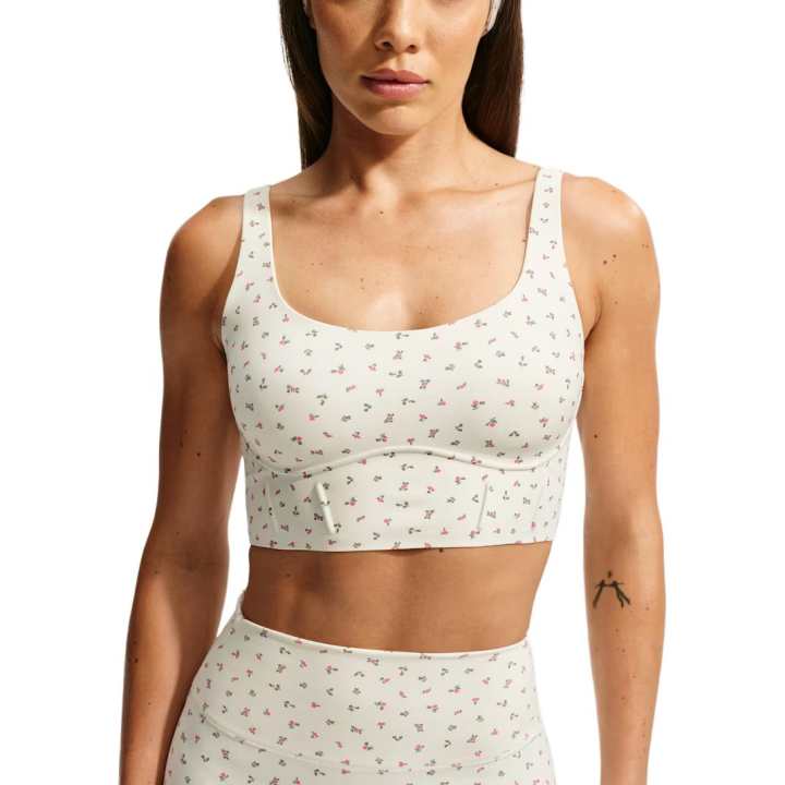 Nike NikeSKIMS Matte Women's Printed Long-Line Corset Bra