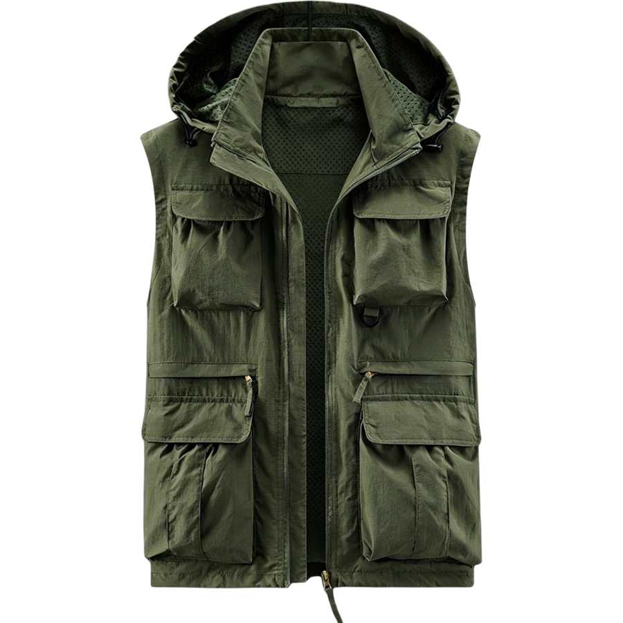 Sugarfunk Sugarfunk Vests Men's Hooded Detachable Moderate Workwear