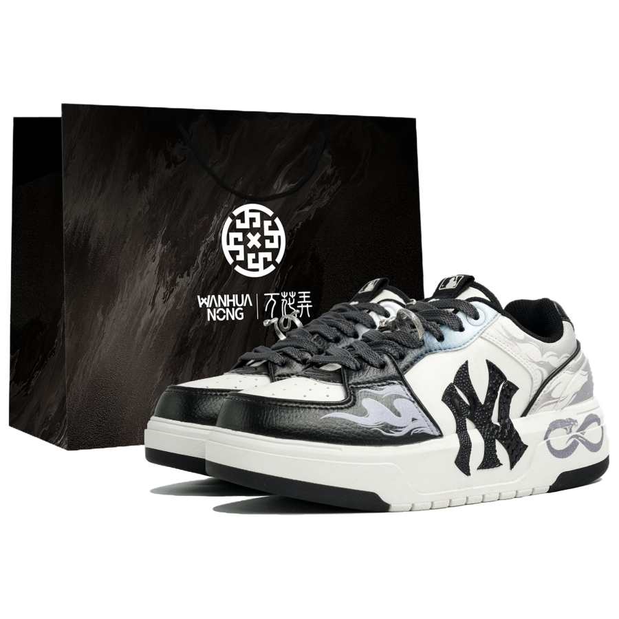 MLB MLB Chunky Liner Skateboard Shoes Unisex Low Top Black/Gray