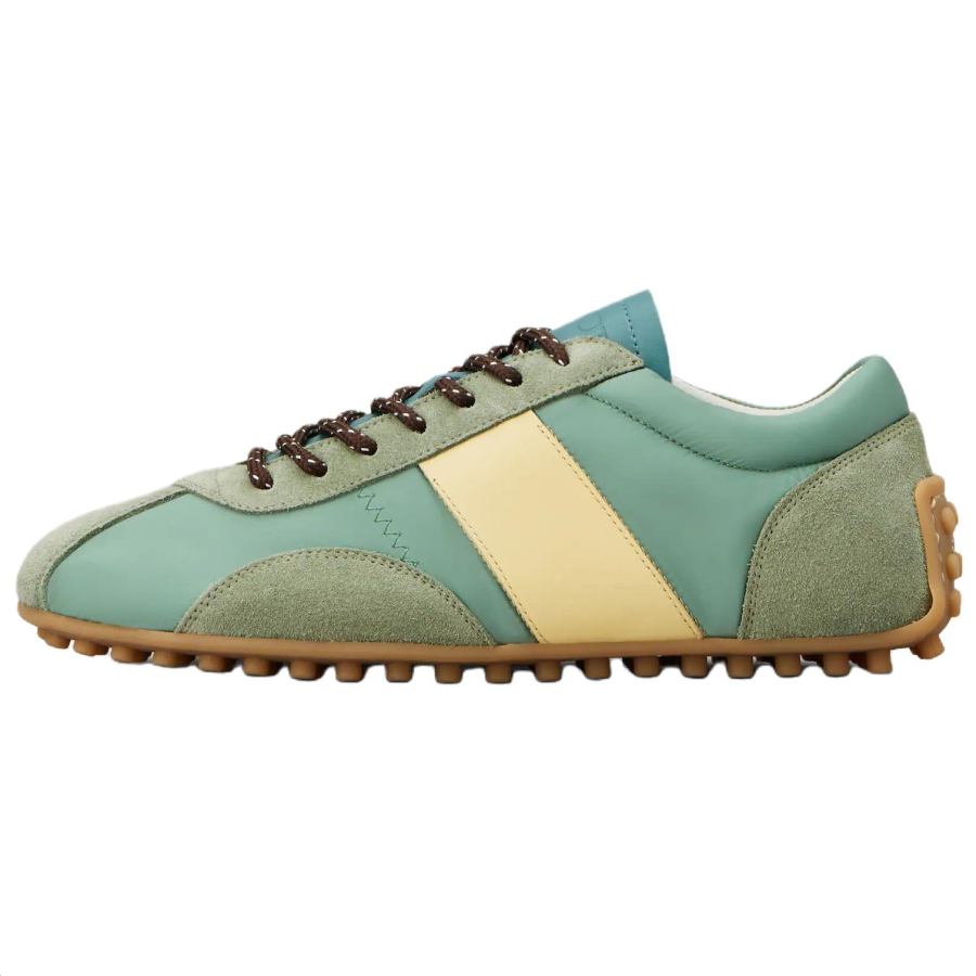 TOD'S T Marathon Low top Casual Shoes Women's Green & Yellow