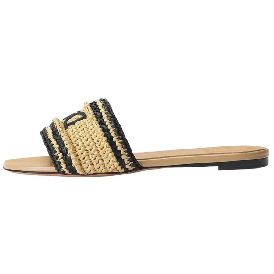 DIOR Dioriviera Slide Slippers Women's Beige