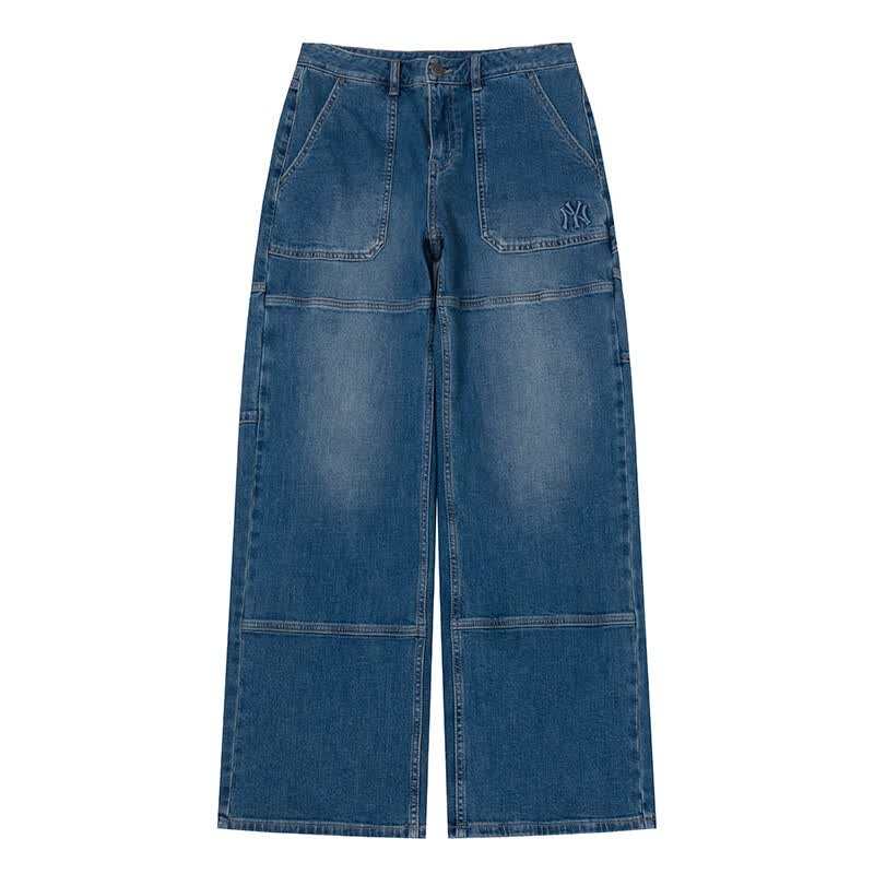 MLB Jeans Women's Indigo Moderate Straight Fit Pants
