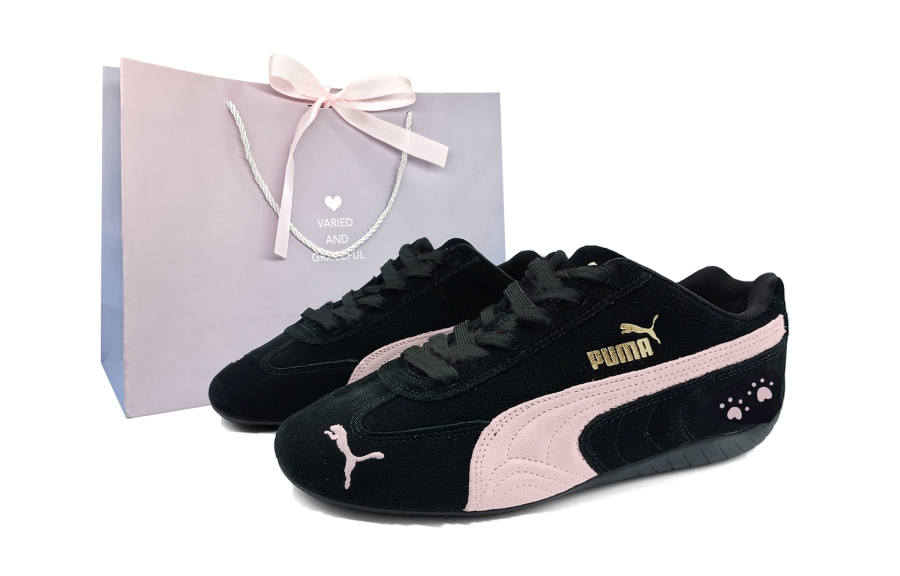 PUMA Speedcat Casual Shoes Unisex Black Pink
